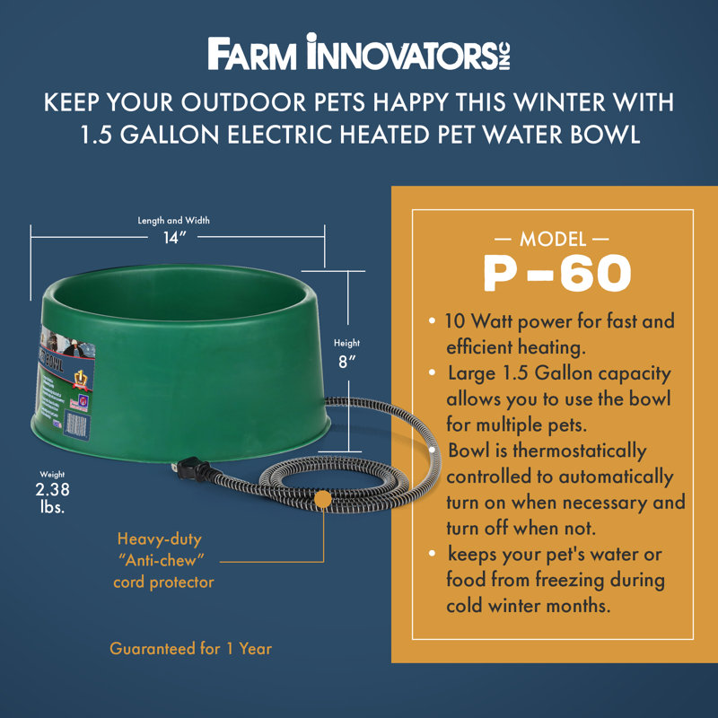 Non electric heated water bowl best sale